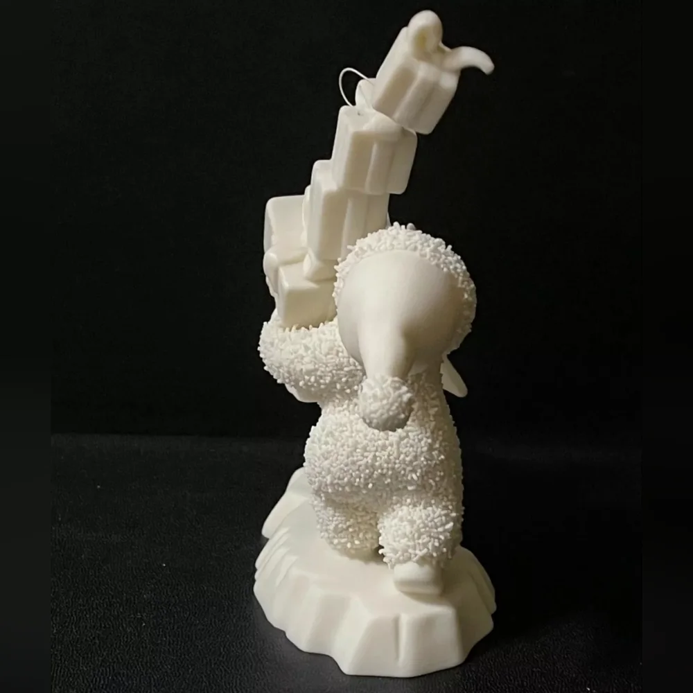 Dept 56 Snowbabies I Have Lots to Give Figurine Vintage 2002 Child with Penguin